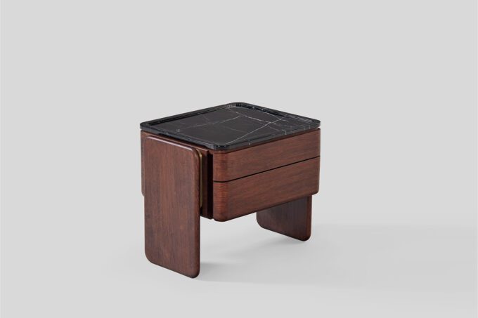 Truvo Bedside Table