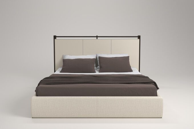 Truvo Bed Without Extended Headboard Front New