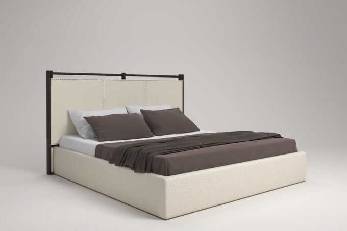 Truvo Bed Without Extended Headboard Perspective New